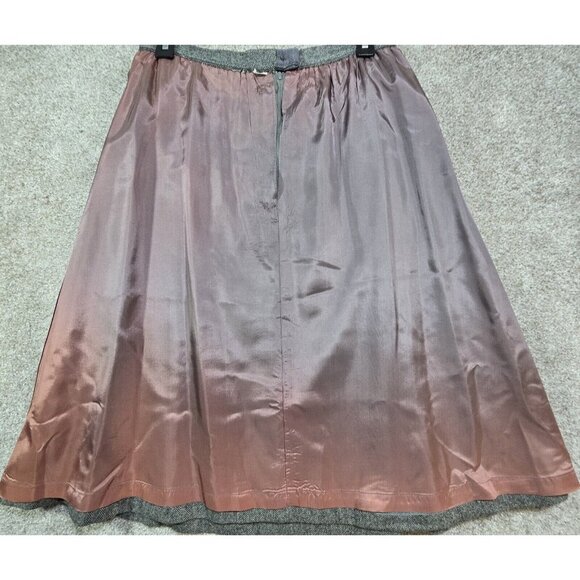 Kirkland Hall VTG Two-Piece Gray Wool Skirt Suit Tweed Lined USA Made Women's 12 - Picture 13 of 16